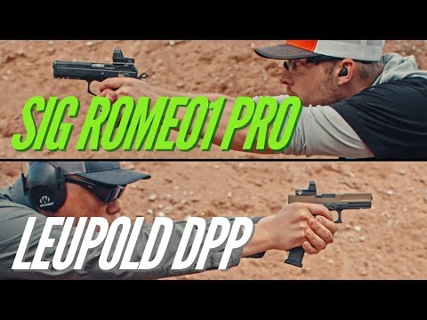 Sig Sauer Romeo1 Pro vs Leupold DeltaPoint Pro Pistol Red Dots Review