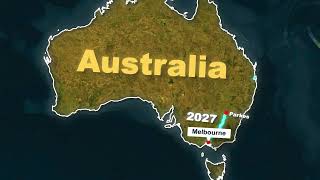 Australia Inland Rail Free Geolayer Map Animation