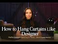 How to Hang Curtains Like a Designer | VelinDrapes Tutorial