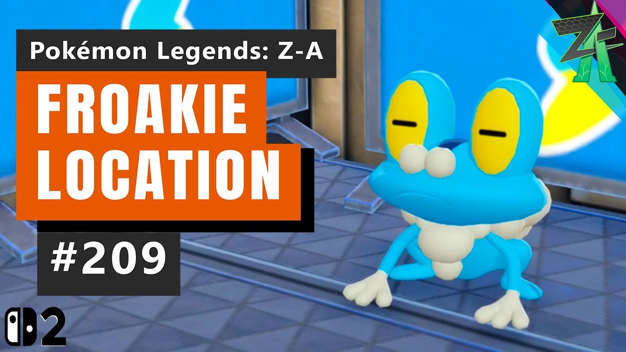 The EASIEST Way to Get Froakie in Pokémon Legends ZA - YouTube