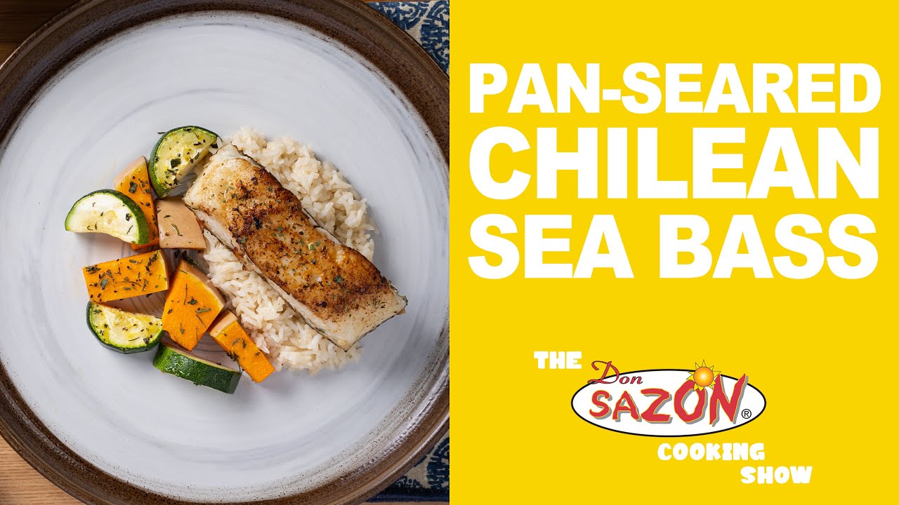 BEST FISH RECIPE EVER HOW TO PAN SEAR SEA BASS YouTube