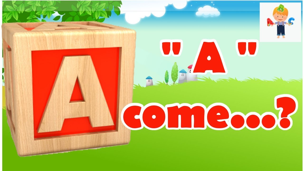 Giochiamo Con Le Lettere Dell Alfabeto Video Educativi Per Bambini Youtube