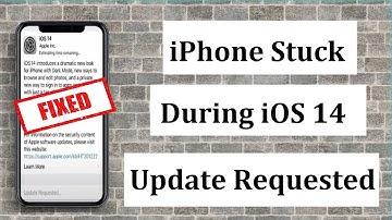 How to Fix when iPhone is stuck during iOS 14 Update request?