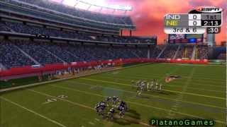 NFL 2012 Week 11 - Indianapolis Colts (6-3) vs New England Patriots (6-3) - 1st Half - NFL 2K5 - HD