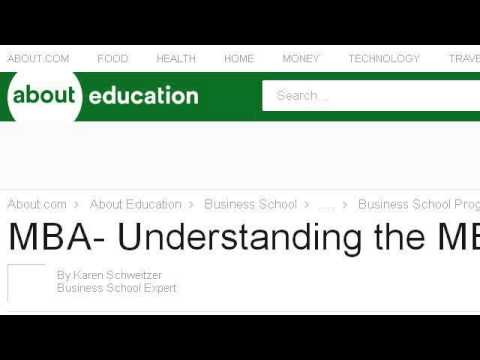types of mba