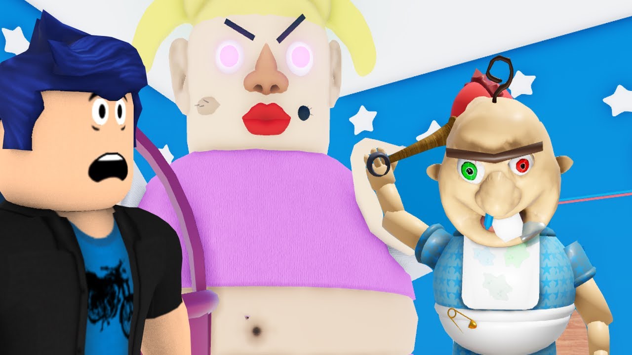 ACHEI A MÃE DO BABY BOBBYS DAYCARE NO ROBLOX!! (LILY'S DAYCARE ESCAPE