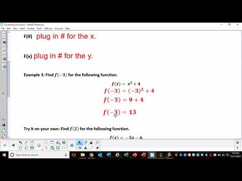 Algebra Honors |  Evaluating Functions (U3 D5)