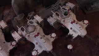 Fleet of painted Tau Devilfish x5 (SOLD)