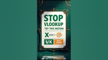 Excel  Don’t Use VLOOKUP ❌ Try This Amazing Function !