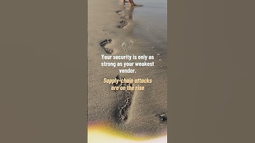 Supply Chain Attacks are on the rise #cybersecurity #sierra #cybersecurity #supplychain #cyberattack