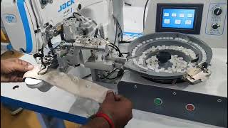 Auto Buttom feeder Attachment Jack Machine #1903 #jack #garment #sewing #button 