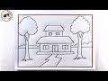 House of Scenery drawing #art #drawingtutorial