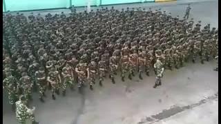 Yel yel TNI .. bikin merinding negara tetangga