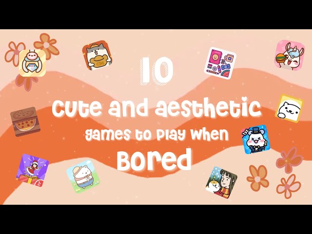 ♡︎11 cute/aesthetic games to play when bored (links in description)♡︎ 