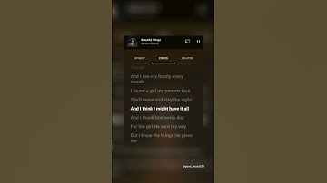 Thumbnail of Beautiful things-Benson Boone #beautifulthings #bensonboone #fypage #lyrics #youtubeshorts
