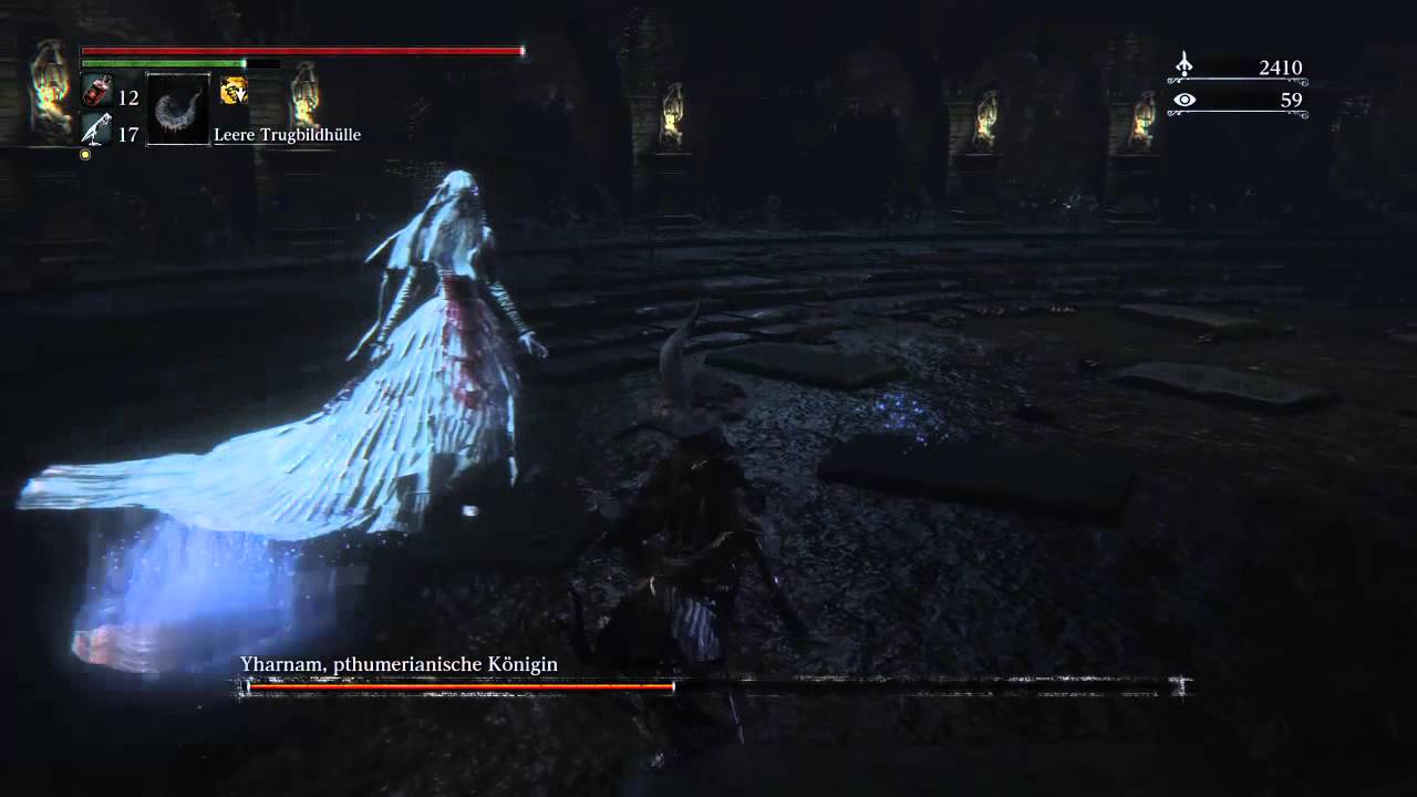 Bloodborne Bossfight Pthumerianische Königin (Pthumerian Queen)