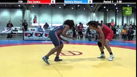 Women 159 - Elva Espino vs. Nahiela Magee