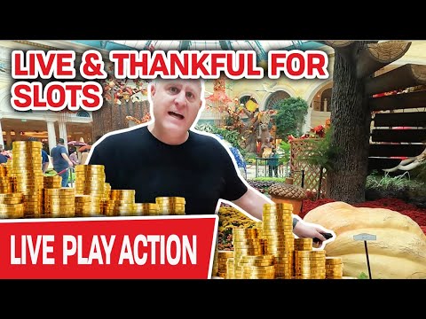 🔴 LIVE & THANKFUL for SLOTS at The CASINO 🦃 MASSIVE BETS for Special Thanksgiving Week Edition