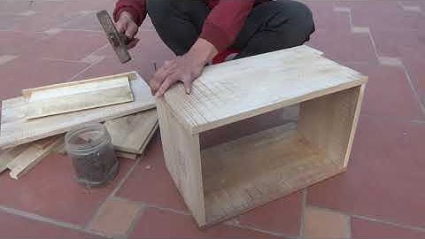 Cách đóng thùng nuôi ong đơn giản. các bác tham khảo