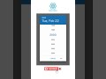 Age Calculator in React Native #reactfrontend #reactnative
