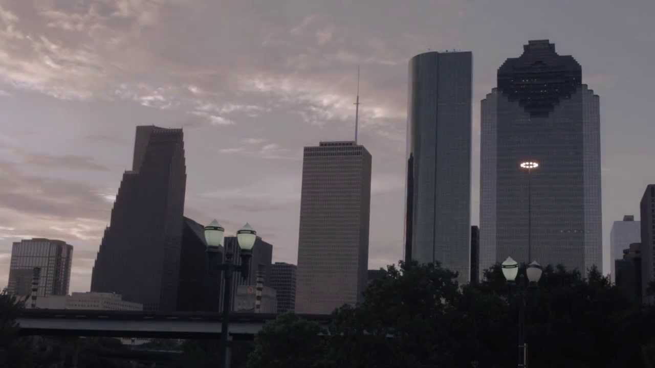 Houston Skyline Sunrise Time Lapse YouTube