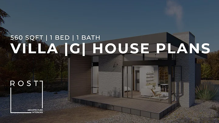 Small Living - ADU - 560 SQFT 1 Bed/1 Bath by Rost Architects