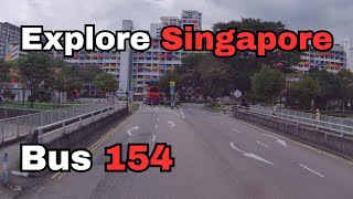 [4K] Explore Singapore on Bus 154 (Boon Lay to Eunos)