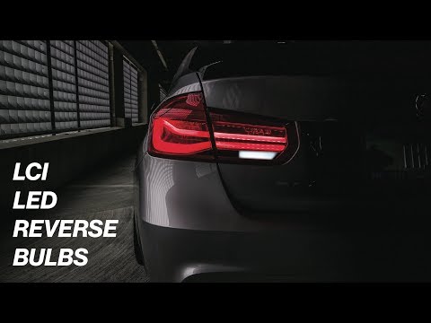 BMW F30 LCI LED REVERSE BULBS • INSTALL AND REVIEW