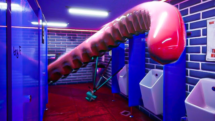 When you're trapped in a bathroom with a terrifying tentacle monster