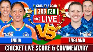 India Women vs England Women | 3rd T20 | Cricket Live Score & Commentary | Sagar Sinha screenshot 5