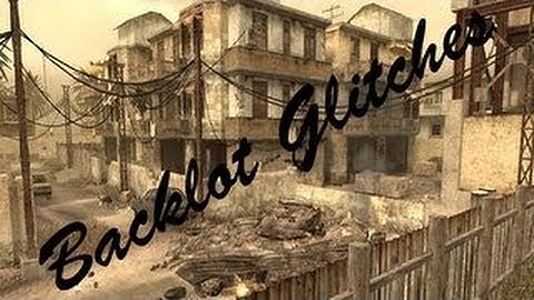 CoD4 Remastered NEW Backlot Glitch