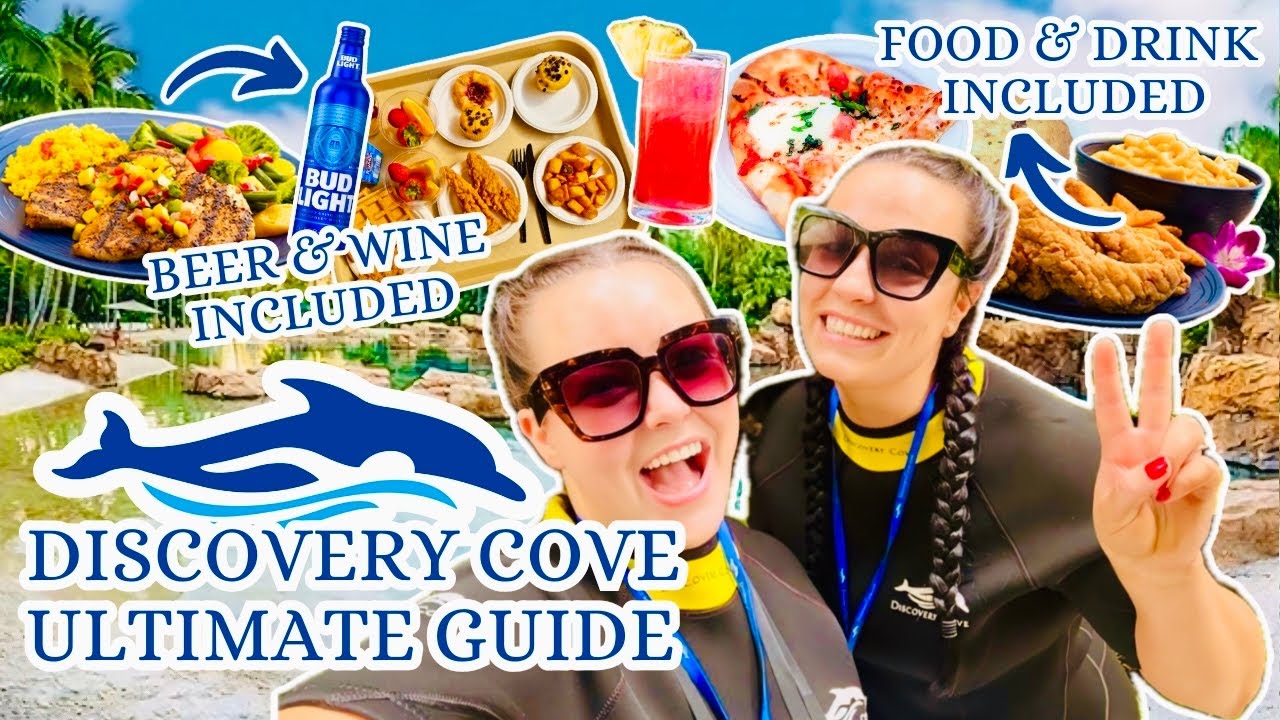 🐬We had THE BEST day at Discovery Cove Orlando Florida | FULL TOUR & FOOD REVIEW🐠