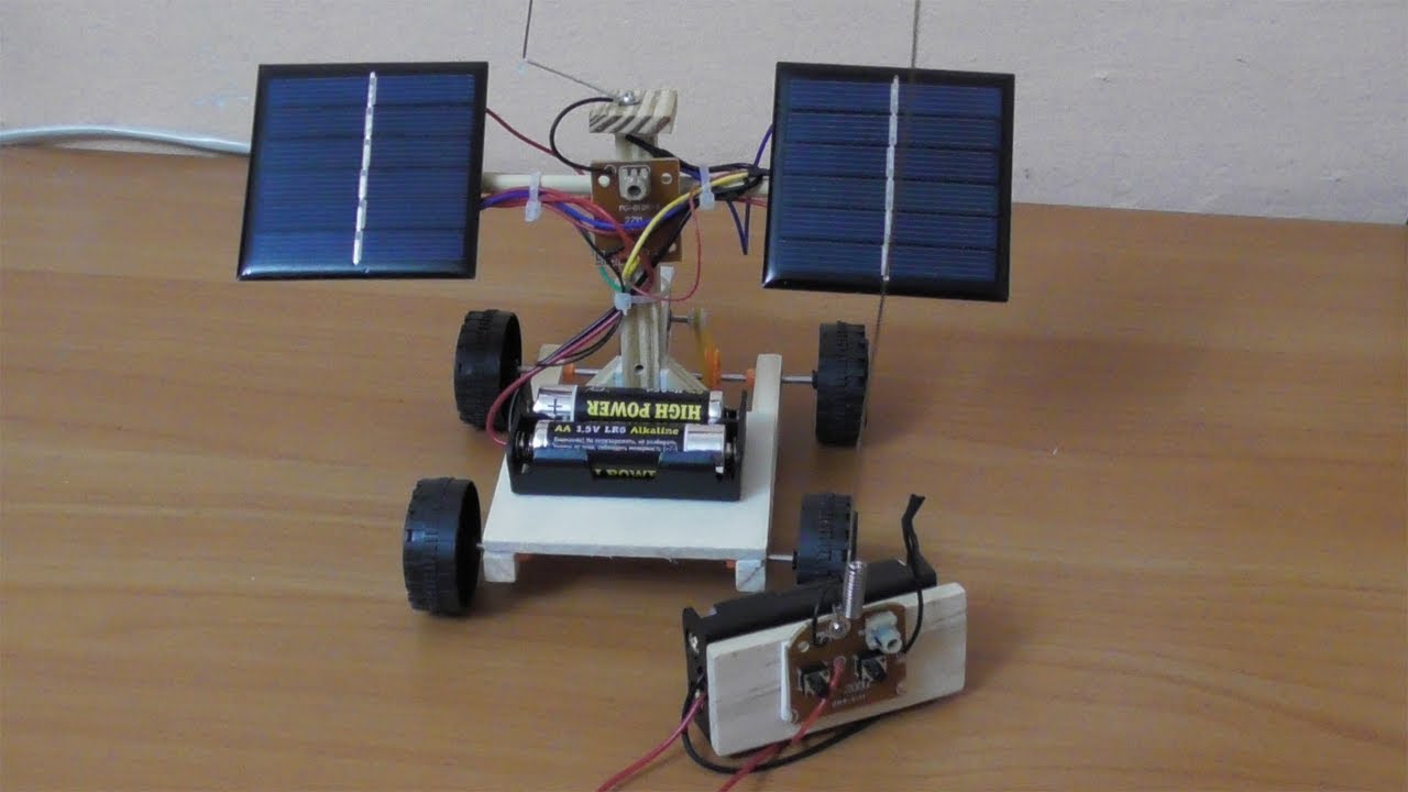 RC CAR. How to make a toy car with solar panels and a remote control. DIY