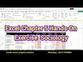 Excel Chapter 5 Hands-On Exercise  Sociology | Exp22_Excel_Ch05_HOE - Sociology 1.1 | Exp25_Excel