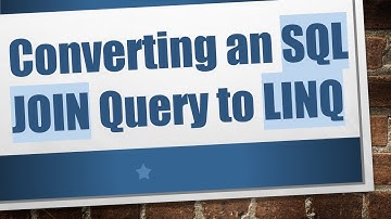 Converting an SQL JOIN Query to LINQ