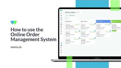 How to use the Online Order Management System