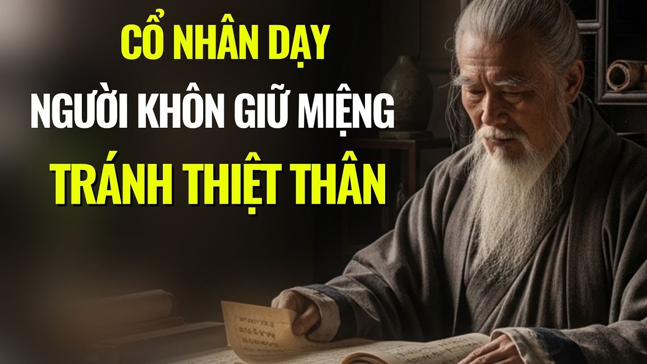 Cổ Nhân Dạy NGƯỜI KHÔN GIỮ MIỆNG tránh thiệt thân - HỌA từ Miệng mà ra ...