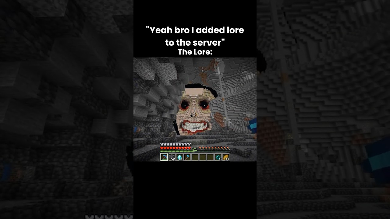 When bro adds "lore" to the server 😭