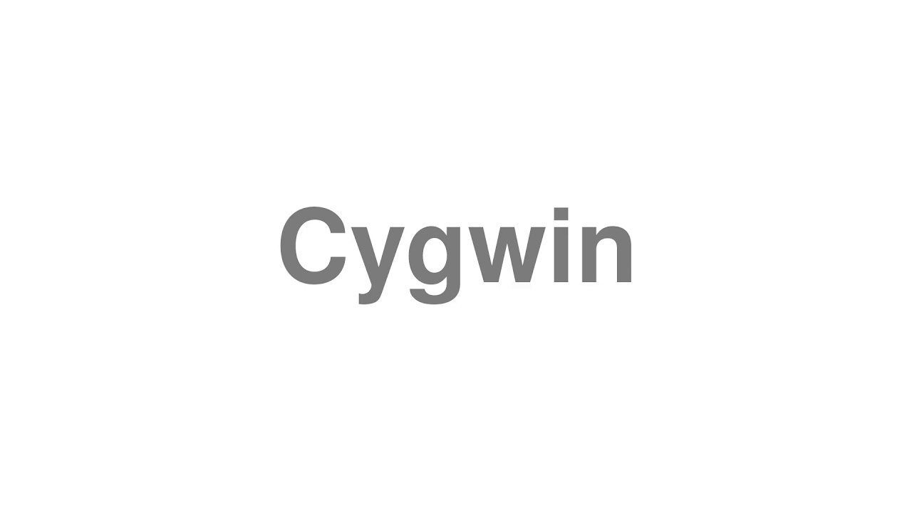 Cygwin Logo 1. Installing A C++ Compiler, Debugger, And Make For