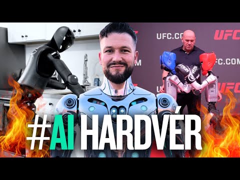 Cover: AI hardvér novinky #1: Tesla Optimus, humanoidy Figure & Unitree 🤖🦾