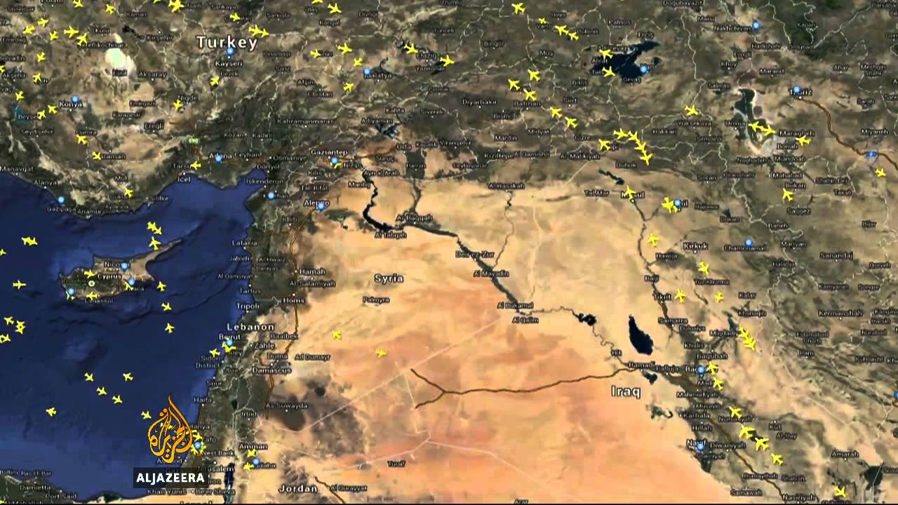 تقوم شركات الطيران بتقييم المخاطر فوق مناطق الحرب