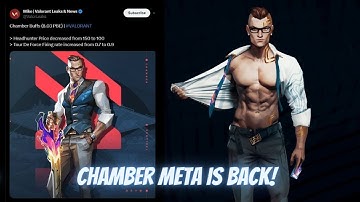 OG Chamber is Back ! Huge Valorant Update - Patch 8.03