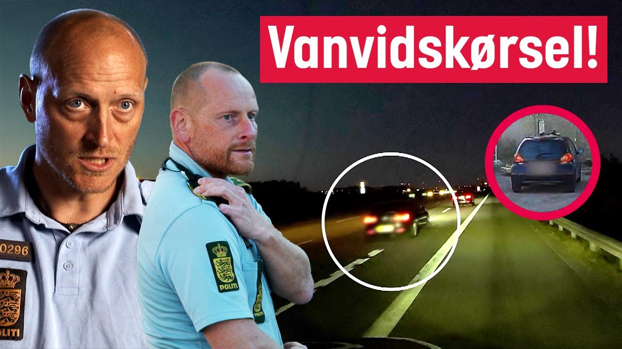 Vanvidskørsel og flugt fra politiet! | Kanal 5 Danmark | Politijagt