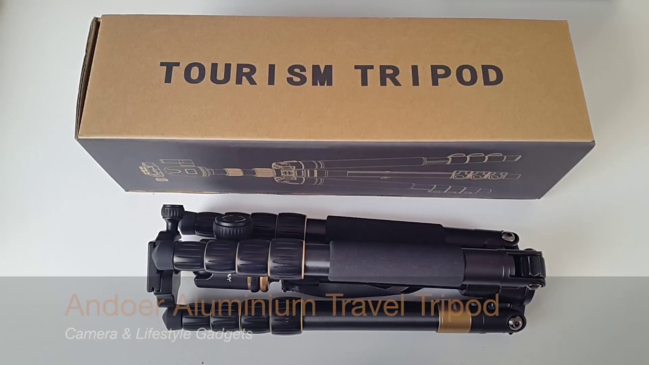 Awesome Aluminum Travel Camera Tripod by Andoer