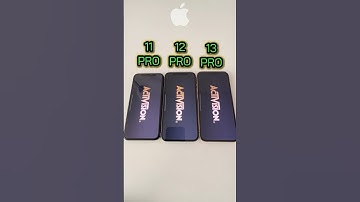 iPhone 11 Pro VS 12 Pro VS 13 Pro Call Of Duty Test