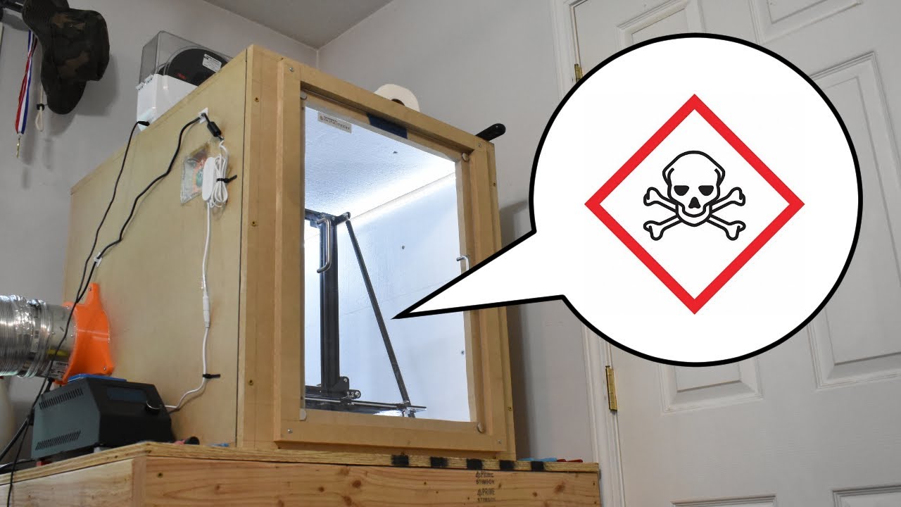 Making a 3D printer enclosure so I don't poison myself with fumes