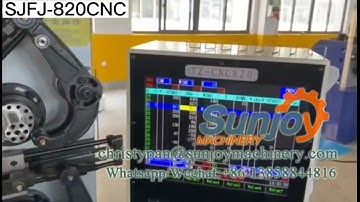 sjoy® Sunjoy Machinery 3axis cnc spring form machine--SJFJ-820CNC!