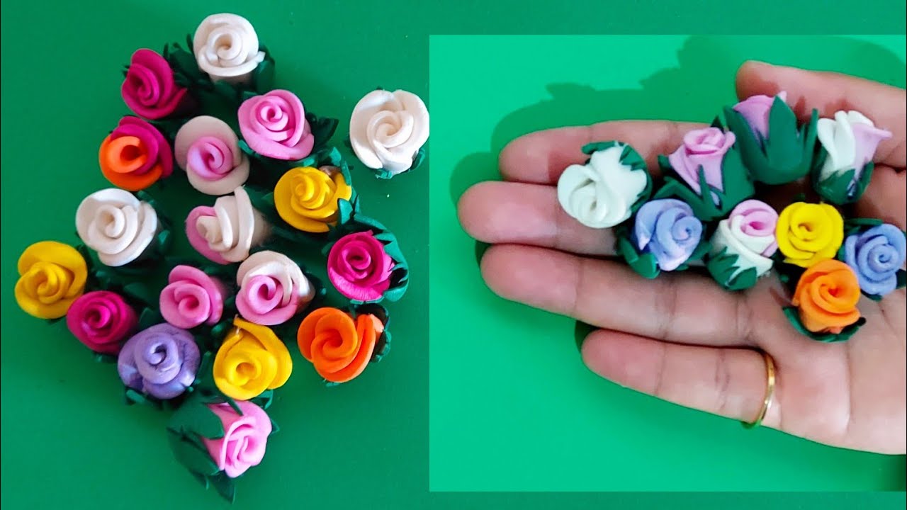 Passo a Passo | Mini Rosas de EVA 🌸