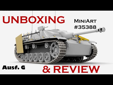 MiniArt StuG III (Late 1945) #35388 Unboxing & Review