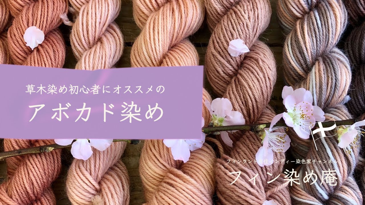 #04 草木染め初心者にオススメの【アボカド染め】